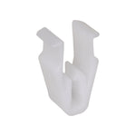 18mm White Nylon Interior Door Console Clip
