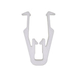 18mm White Nylon Interior Door Console Clip