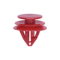 11mm Red Nylon Upper Quarter Trim Panel Clip, 17.5mm Head