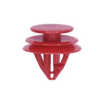11mm Red Nylon Upper Quarter Trim Panel Clip, 17.5mm Head