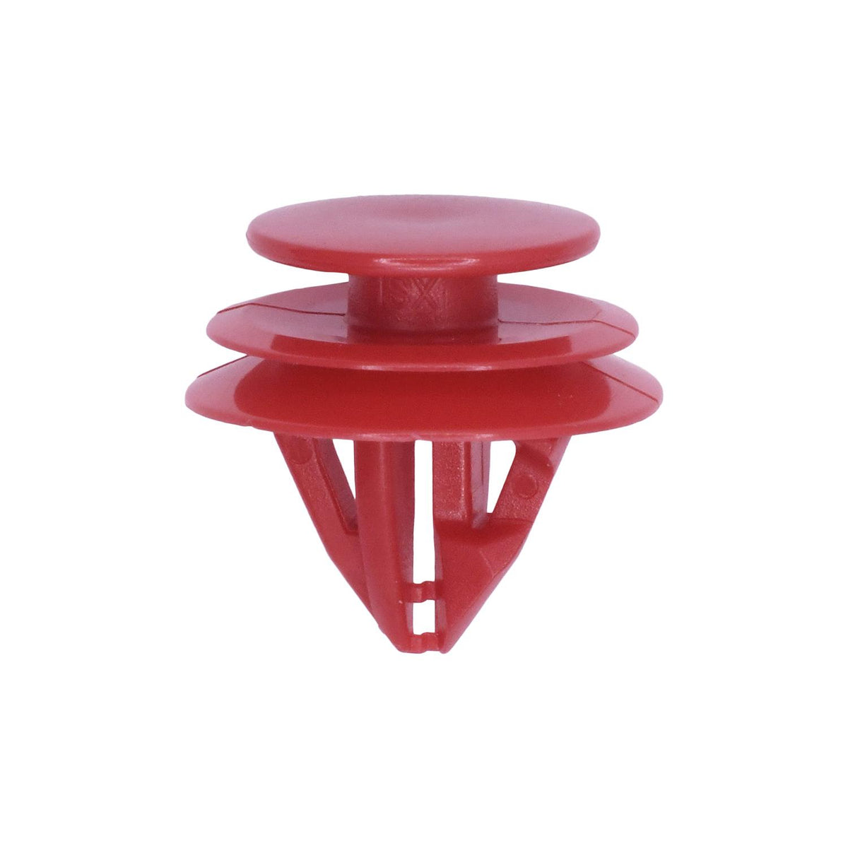 11mm Red Nylon Upper Quarter Trim Panel Clip, 17.5mm Head
