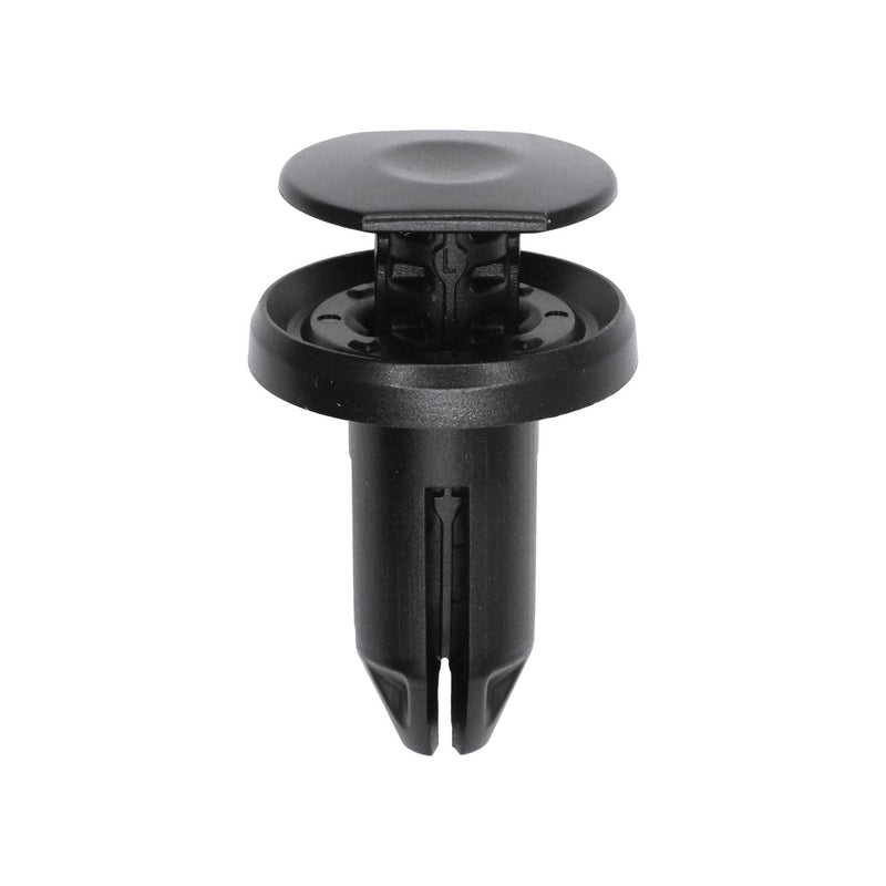 22mm Black Nylon Radiator Support Panel Push Type Retainer, 20mm Head