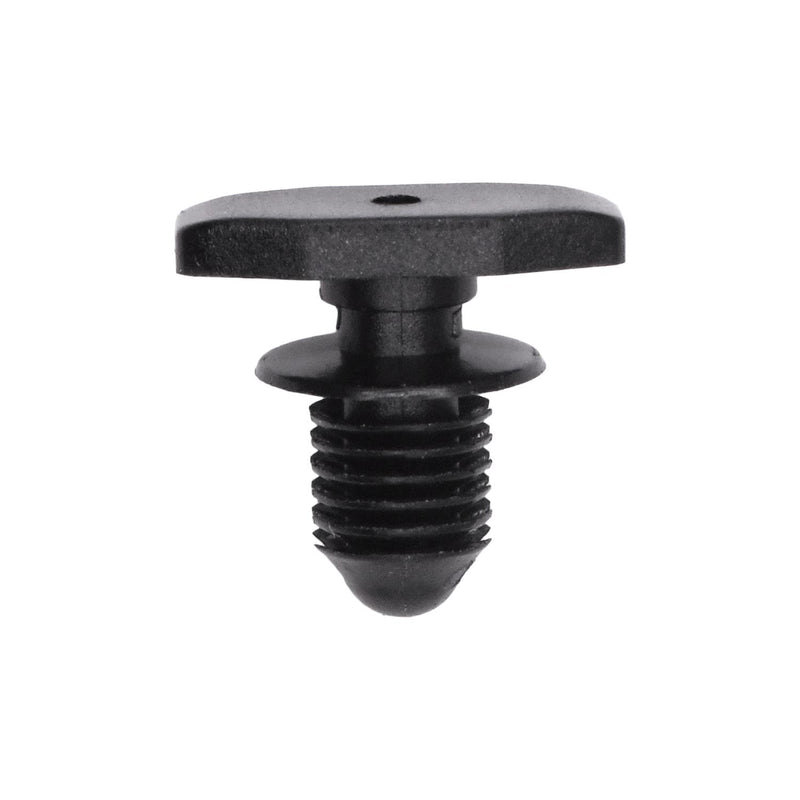 5.6mmx8mm Black Nylon Vw Hood Weatherstrip Clip, 9mm Head