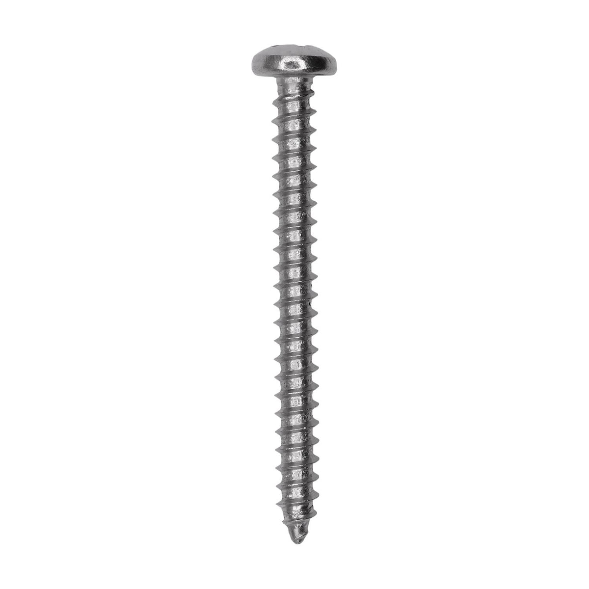 #6 X 1-3/8 18-8 Stainless Steel Phillips Pan Head Tapping Screw