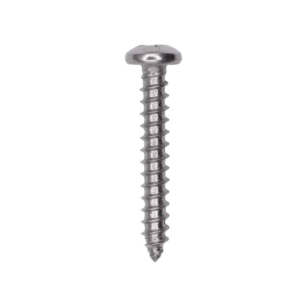 #8 X 1-1/8 18-8 Stainless Steel Phillips Pan Head Tapping Screw