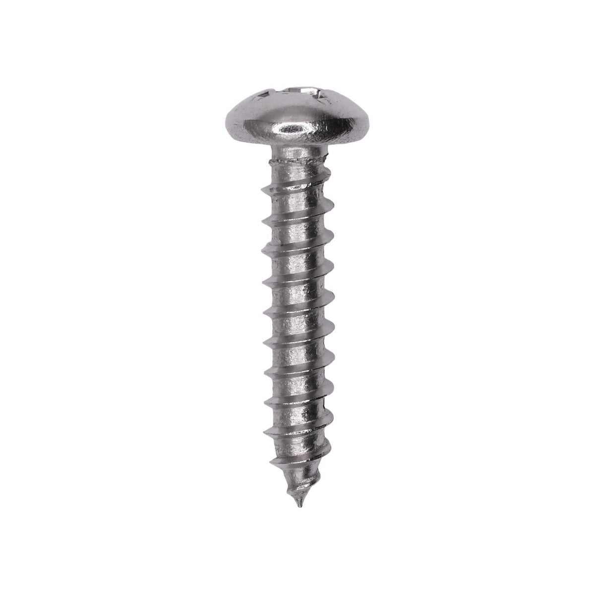 #8 X 2 18-8 Stainless Steel Phillips Pan Head Tapping Screw