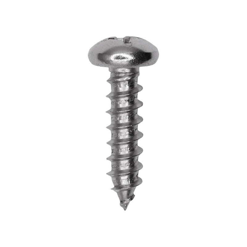 #12 X 7/8 18-8 Stainless Steel Phillips Pan Head Tapping Screw