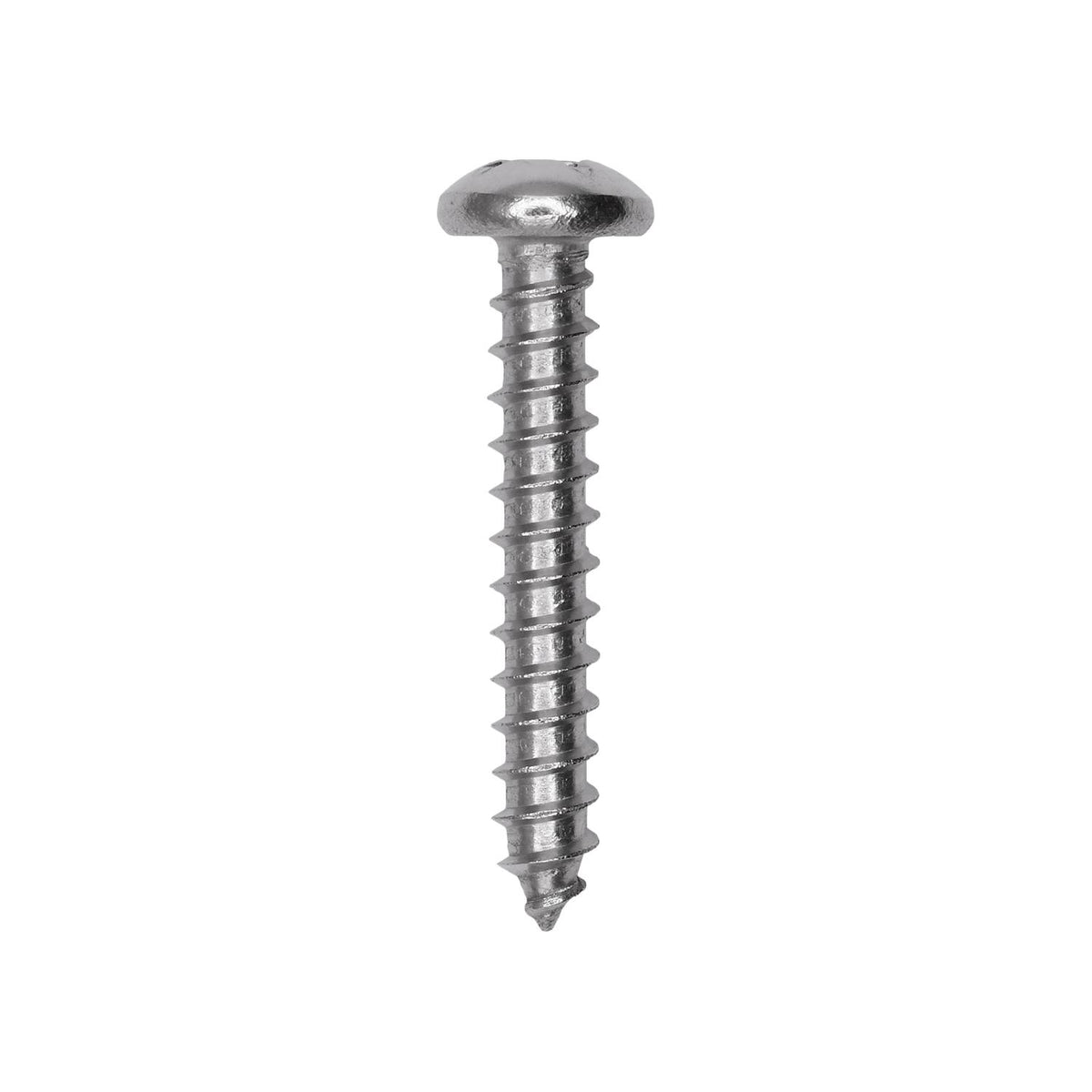 #12 X 1-3/8 18-8 Stainless Steel Phillips Pan Head Tapping Screw
