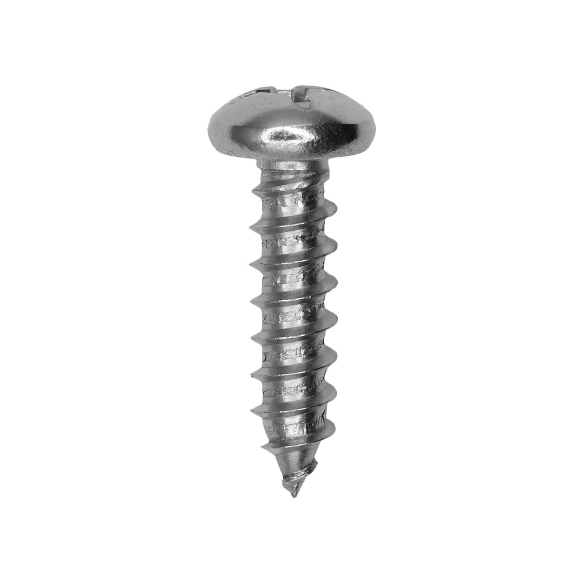 #14 X 1-1/8 18-8 Stainless Steel Phillips Pan Head Tapping Screw