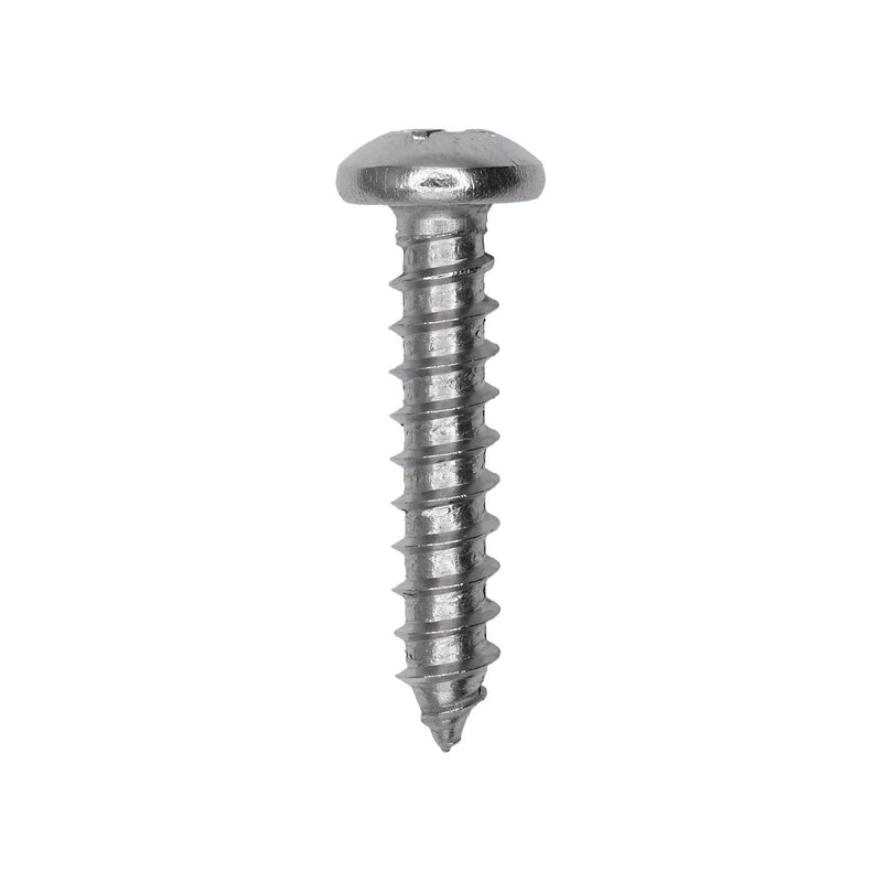 #14 X 1-1/4 18-8 Stainless Steel Phillips Pan Head Tapping Screw