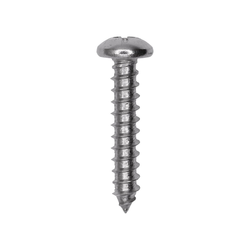 #14 X 1-1/2 18-8 Stainless Steel Phillips Pan Head Tapping Screw