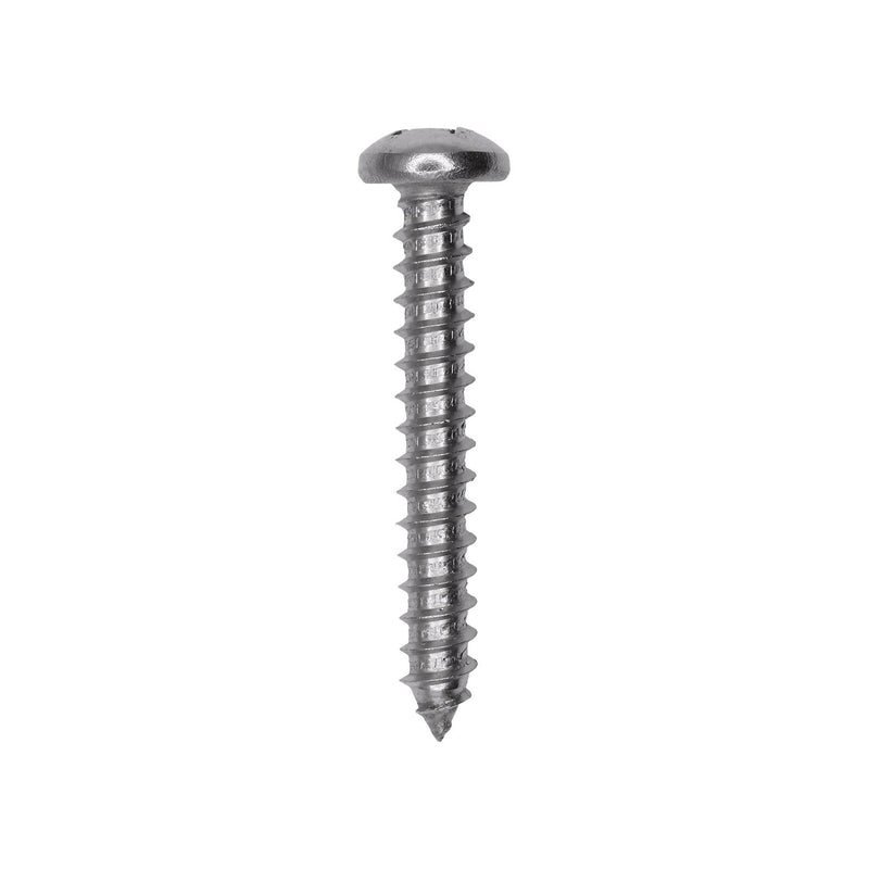#14 X 1-3/4 18-8 Stainless Steel Phillips Pan Head Tapping Screw