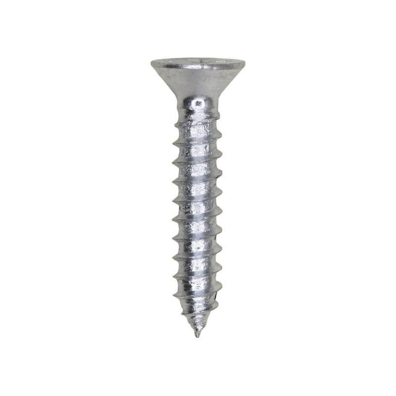 #6 X 3/4" Phillips Flat Head Tapping Screw, Zinc