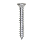 #6 X 1" Phillips Flat Head Tapping Screw, Zinc