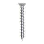 #6 X 1-1/4" Phillips Flat Head Tapping Screw, Zinc
