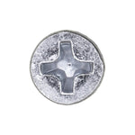 #6 X 1-1/4" Phillips Flat Head Tapping Screw, Zinc