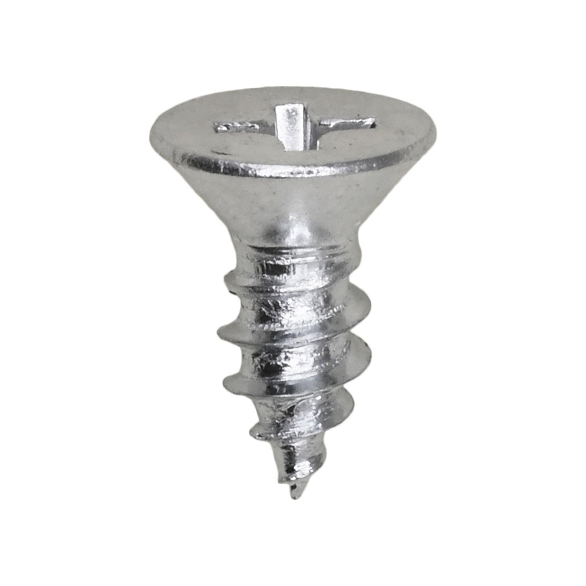 #10 X 1/2" Phillips Flat Head Tapping Screw, Zinc