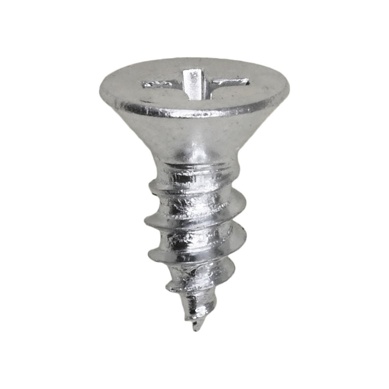 #10 X 1/2" Phillips Flat Head Tapping Screw, Zinc