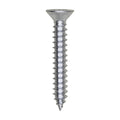 #10 X 1-1/4" Phillips Flat Head Tapping Screw, Zinc