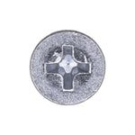 #10 X 1-1/4" Phillips Flat Head Tapping Screw, Zinc