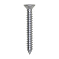 #10 X 1-1/2" Phillips Flat Head Tapping Screw, Zinc