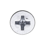 #10 X 1-1/2" Phillips Flat Head Tapping Screw, Zinc