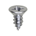 #12 X 1/2" Phillips Flat Head Tapping Screw, Zinc