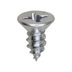 #12 X 1/2" Phillips Flat Head Tapping Screw, Zinc