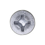 #12 X 1" Phillips Flat Head Tapping Screw, Zinc