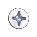 #12 X 1-1/4" Phillips Flat Head Tapping Screw, Zinc