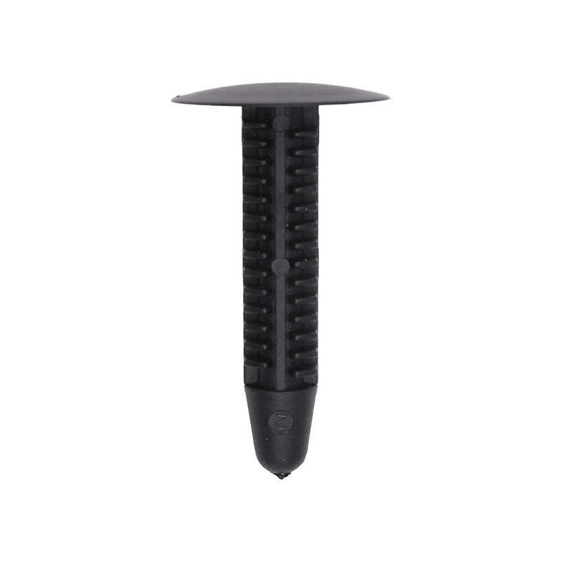 8.3mmx33.3mm Black Nylon Interior Door Panel Trim Retainer, 19mm Head