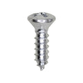 #6x1/2" Phillips Oval Head Tapping Screw, Type A/AB, Zinc