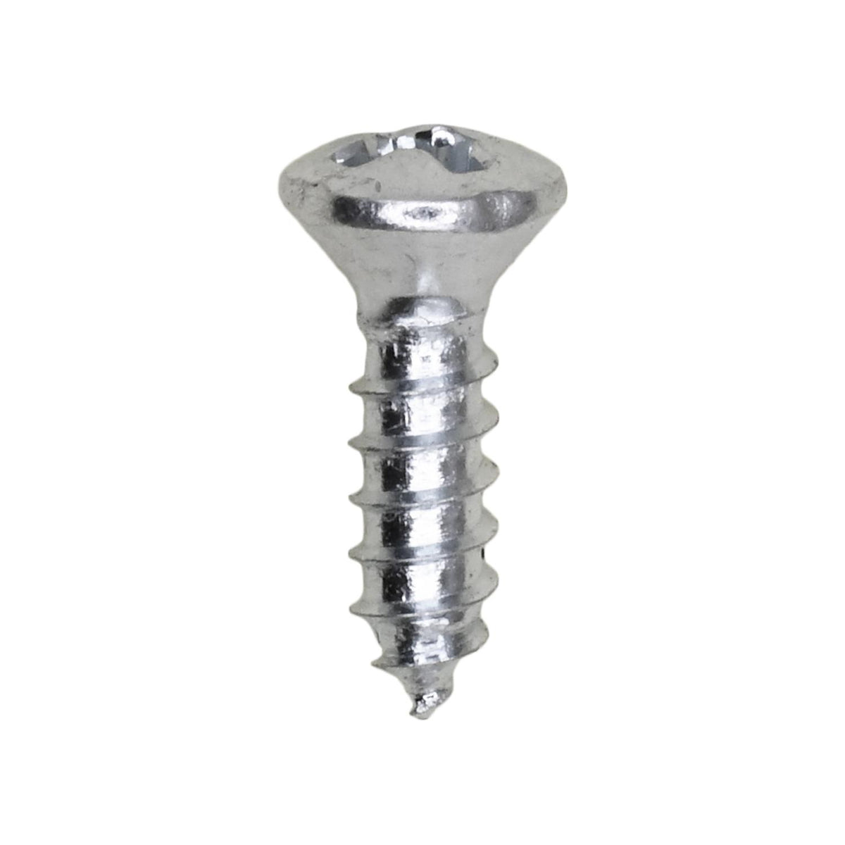 #6x1/2" Phillips Oval Head Tapping Screw, Type A/AB, Zinc