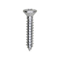 #8x7/8" Phillips Oval Head Tapping Screw, Type A/AB, Zinc, Standard