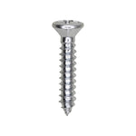 #8x7/8" Phillips Oval Head Tapping Screw, Type A/AB, Zinc, Standard