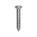 #10x1" Phillips Oval Head with Tapping Screw, Type A/AB, Zinc