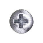 #10x1/2" Phillips Oval Head Tapping Screw, Type A/AB, Zinc, Standard