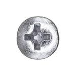 #10x1-1/2" Phillips Oval Head Tapping Screw, Type A/AB, Zinc