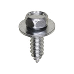 #14x3/4" Hex Head SEMS Indented Tapping Screw, Type A/AB, Zinc Chromate
