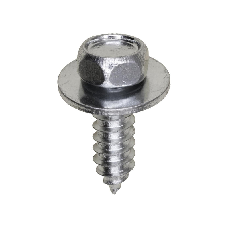 #14x3/4" Hex Head SEMS Indented Tapping Screw, Type A/AB, Zinc Chromate