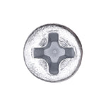 #8x2" Phillips Oval Head Tapping Screw, Type A/AB, Zinc, #6
