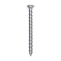 #8x2" Phillips Oval Head Tapping Screw, Type A/AB, Zinc, Standard