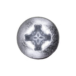#8x2" Phillips Oval Head Tapping Screw, Type A/AB, Zinc, Standard