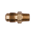 1/8" Brass Sae 45 Degree Flare To Male Pipe Adapter Threads, 5/16"