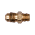 1/8" Brass Sae 45 Degree Flare To Male Pipe Adapter Threads, 5/16"