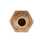 1/8" Brass Sae 45 Degree Flare To Male Pipe Adapter Threads, 3/8"