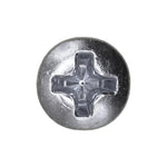 #6x5/8" Phillips Oval Head Tapping Screw, Type A/AB, Zinc