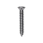 #6x1" Phillips Oval Head Tapping Screw, Type A/AB, Zinc