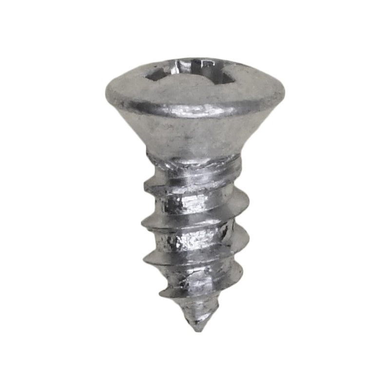 #8x3/8" Phillips Oval Head Tapping Screw, Type A/AB, Zinc, #6 Head Size