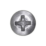#8x3/8" Phillips Oval Head Tapping Screw, Type A/AB, Zinc, #6 Head Size